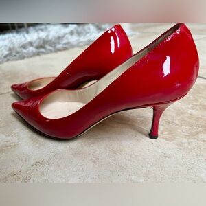 Jimmy Choo Red Patent Leather Heels